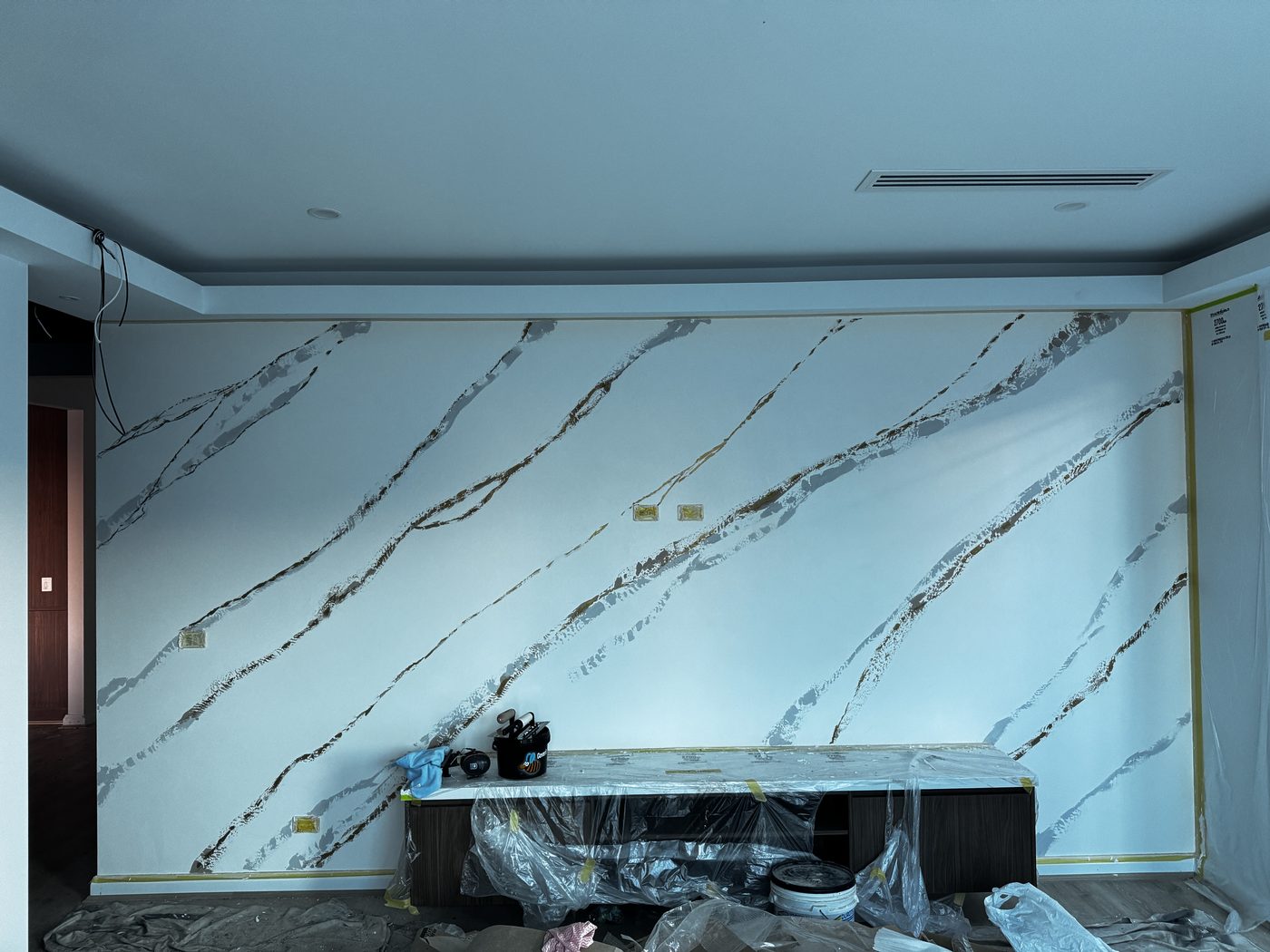 Interior wall finish