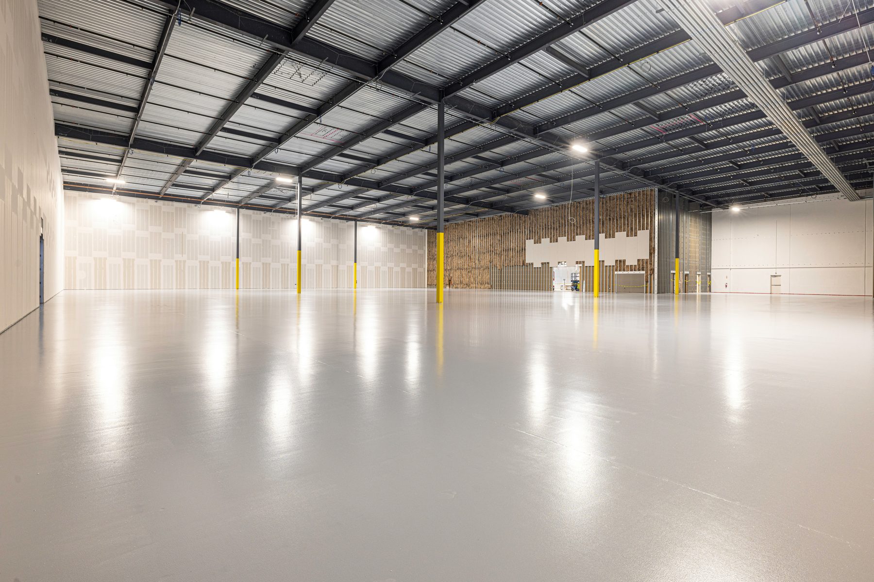 Large commercial epoxy floor coating